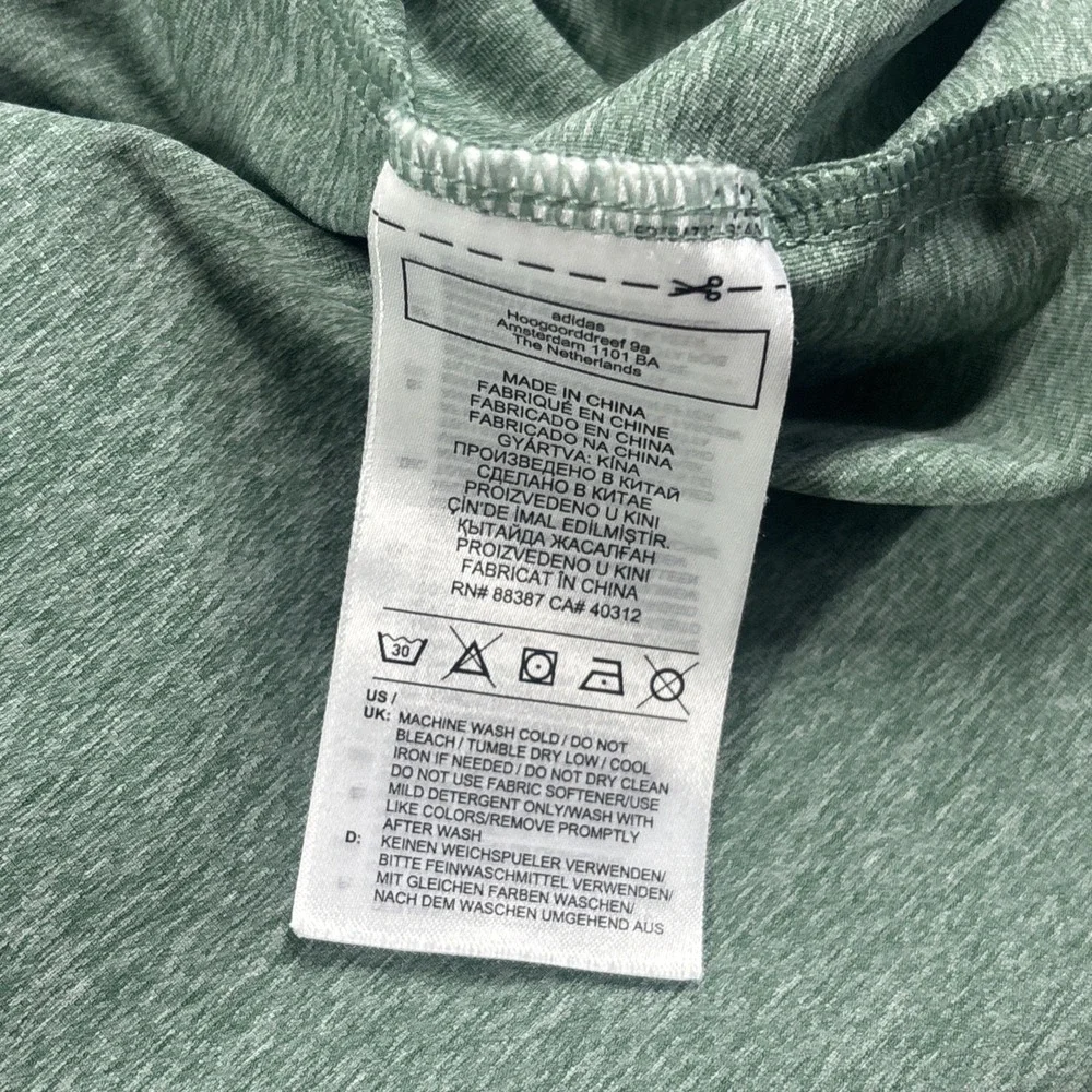 Adidas Mens Golf Polo Shirt Green Stone Mountain Golf Club Sz Large